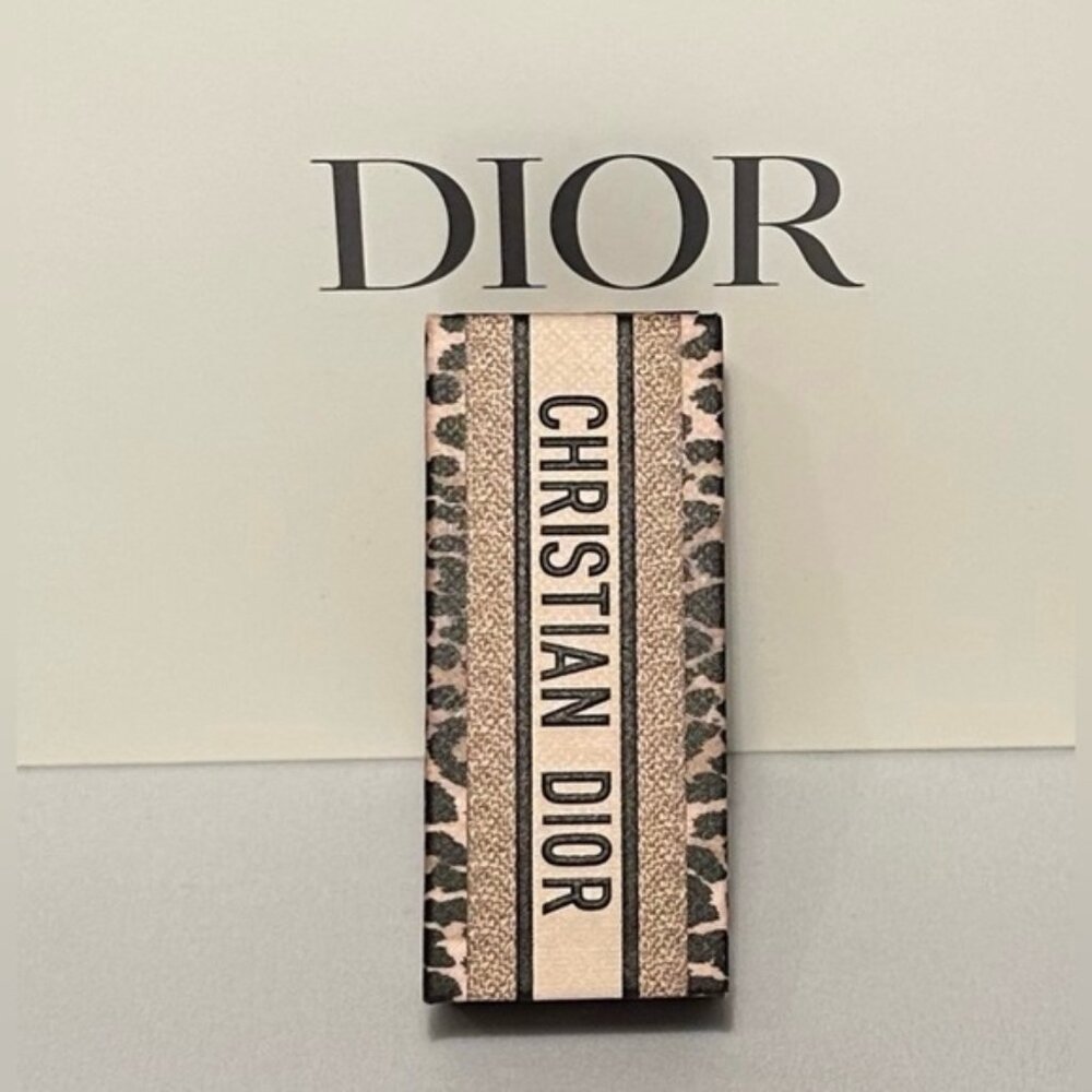 Christian Dior  Limited Edition | Mitzah Lipstick Case  Leopard Print